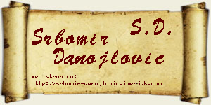 Srbomir Danojlović vizit kartica